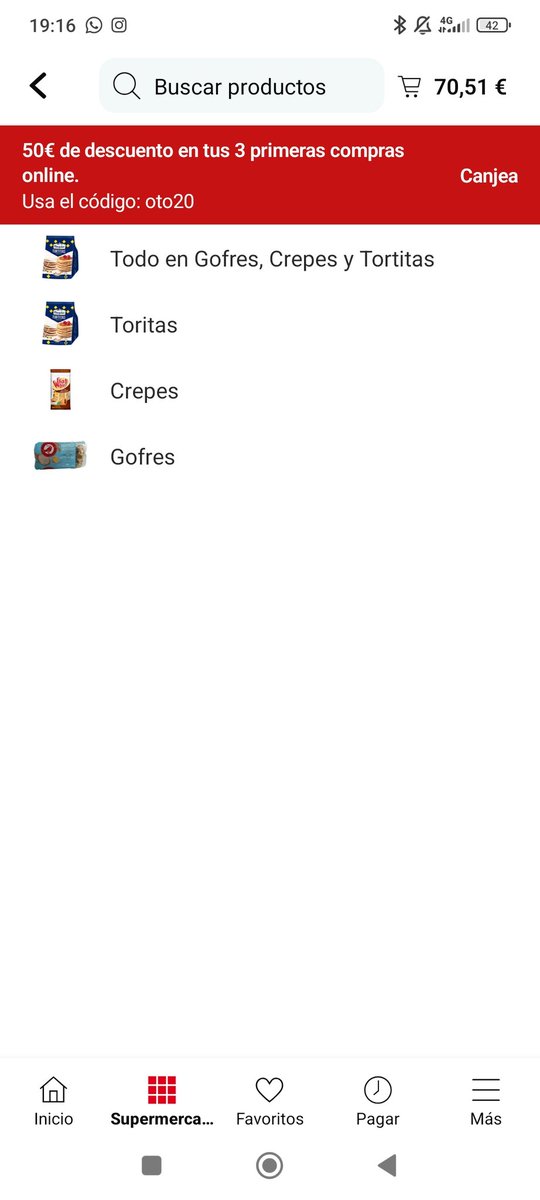 Jud_Weiser's tweet photo. Me pregunto si @alcampo  sabrá que tienen un error en su app. O eso, o quiero probar esas "toritas" @alcampo https://t.co/hiIXa8LlqL