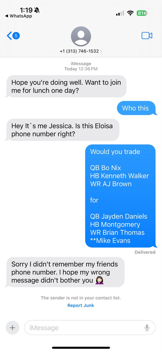 Found a use for the constant scam texts