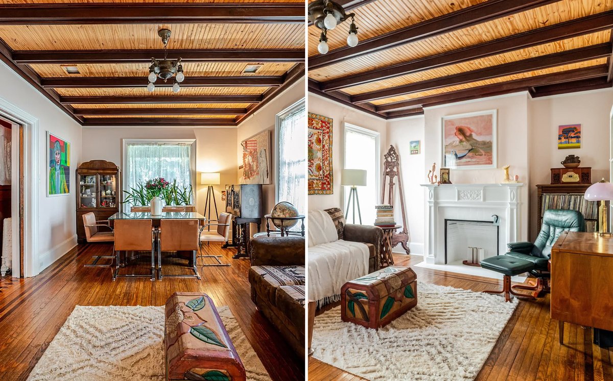 it's crazy some of the homes you can get if you move out of cities. this 4 bed, 2 bath, 3.5k square foot home with a parlor, study, and dining room with original tiger oak and parquet floors is $635k. also minutes from amtrack

119 Academy Street, Poughkeepsie, NY 12601