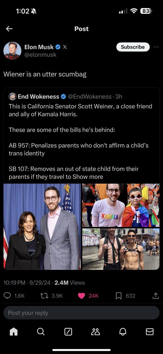 It’s official: California State Senator <a href="/Scott_Wiener/">Senator Scott Wiener</a> who has risen to national infamy by championing laws that penalize parents for not transitioning their kids, make it legal to knowingly give someone else HIV, and allow, unlimited construction and residential areas, is running