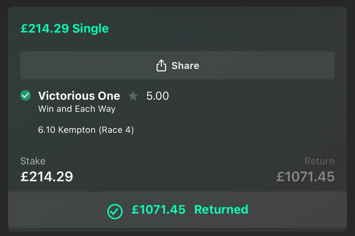 jhorsewhisperer's tweet photo. GIVEAWAY 🚨

Get this post to 200 likes & 200 retweets and I’ll give away £200 tonight! 💰

I set my pHoToShOp guy a challenge: calculate £214.29 without a calculator  how’s he done? 

Month: +88.24U | ROI: 53.16% All Time: +330.02U | ROI: 69.19%