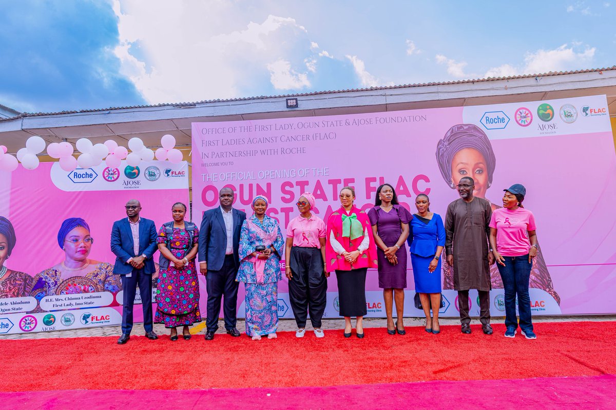 Chioma_Uzodimma's tweet photo. @Roche @FlacNigeria and that no woman loses her life to a disease that is both preventable and treatable when caught early.

🎗️
#FirstLadiesAgainstCancer https://t.co/oArkcLWp3l
