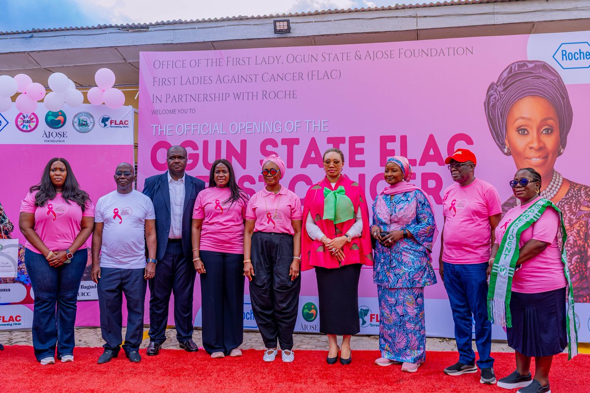 Chioma_Uzodimma's tweet photo. @Roche @FlacNigeria and that no woman loses her life to a disease that is both preventable and treatable when caught early.

🎗️
#FirstLadiesAgainstCancer https://t.co/oArkcLWp3l