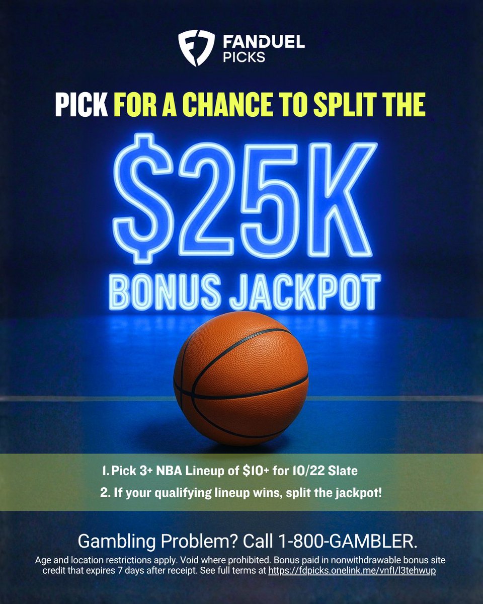 Tonight is WINNER WEDNESDAY with a $25,000 Jackpot on Picks - and that winner could be YOU! 🏀💰

Repost if you're feeling extra lucky 😉🌶️
