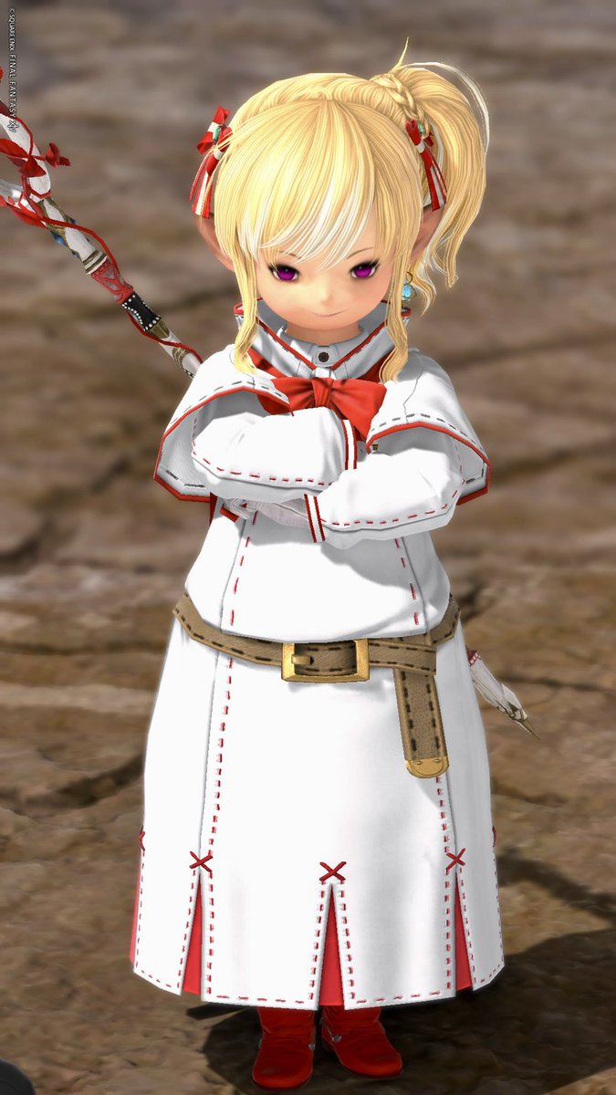 寝る前に。
今日の極悪ララフェルを...(*´艸`)
ほんと可愛いんだからwww

#FF14 #FF14SS