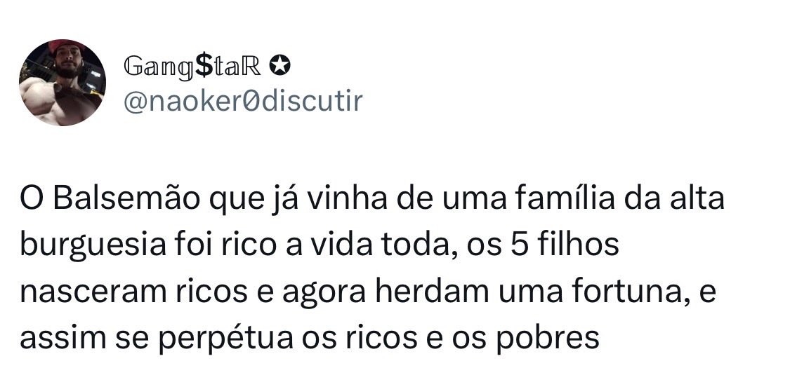 Como é gratificante a esquerda invejar os ricos, não haverá milionários de esquerda? Conhecem algum que tenha prescindido da sua fortuna para ajudar os mais desfavorecidos? Quantos aplaudirão este pobre coitado? A Loira? 🤣🤣🤣