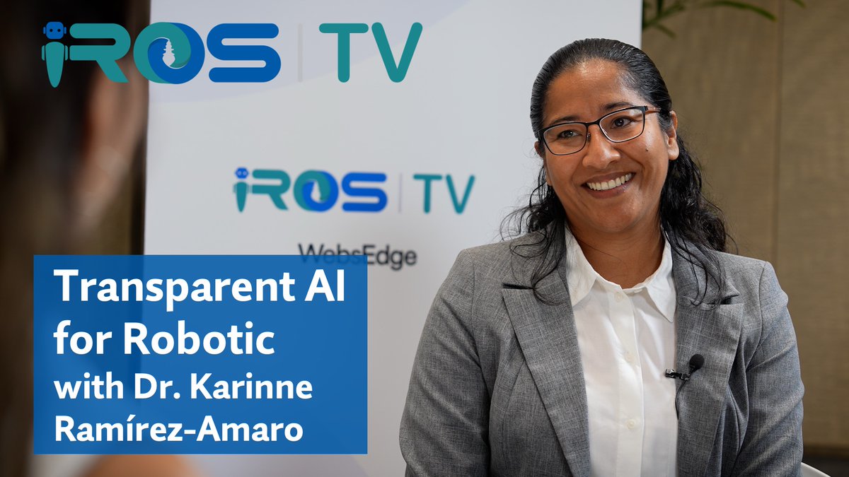 WebsEdge - Science (@websedgescience) on Twitter photo In this interview from #IROS2025 Dr. Karinne Ramírez-Amaro discusses how interpretable and explainable #AI can make #robot decision-making more transparent — helping humans understand not just how robots act, but why. youtu.be/mBKXric4izg <a href="/IROS2025/">IROS 2025</a> In this interview from #IROS2025 Dr. Karinne Ramírez-Amaro discusses how interpretable and explainable #AI can make #robot decision-making more transparent — helping humans understand not just how robots act, but why. youtu.be/mBKXric4izg <a href="/IROS2025/">IROS 2025</a>