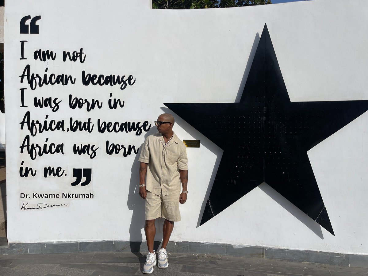 Step into greatness at Kwame Nkrumah Memorial Park!🌟 Join legends like <a href="/jarule/">Ja Rule</a>, striking a pose at the iconic Freedom Wall. Be a legend today—visit, stand, and make history✊🏾 follow <a href="/knmpgovgh/">Kwame Nkrumah Memorial Park (KNMP)</a> #KwameNkrumahMemorialPark #VisitGhana #BeALegend #FreedomWall #JaRule  #GhanaTourism