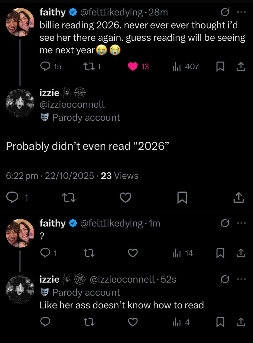 eilish struggles tweet media