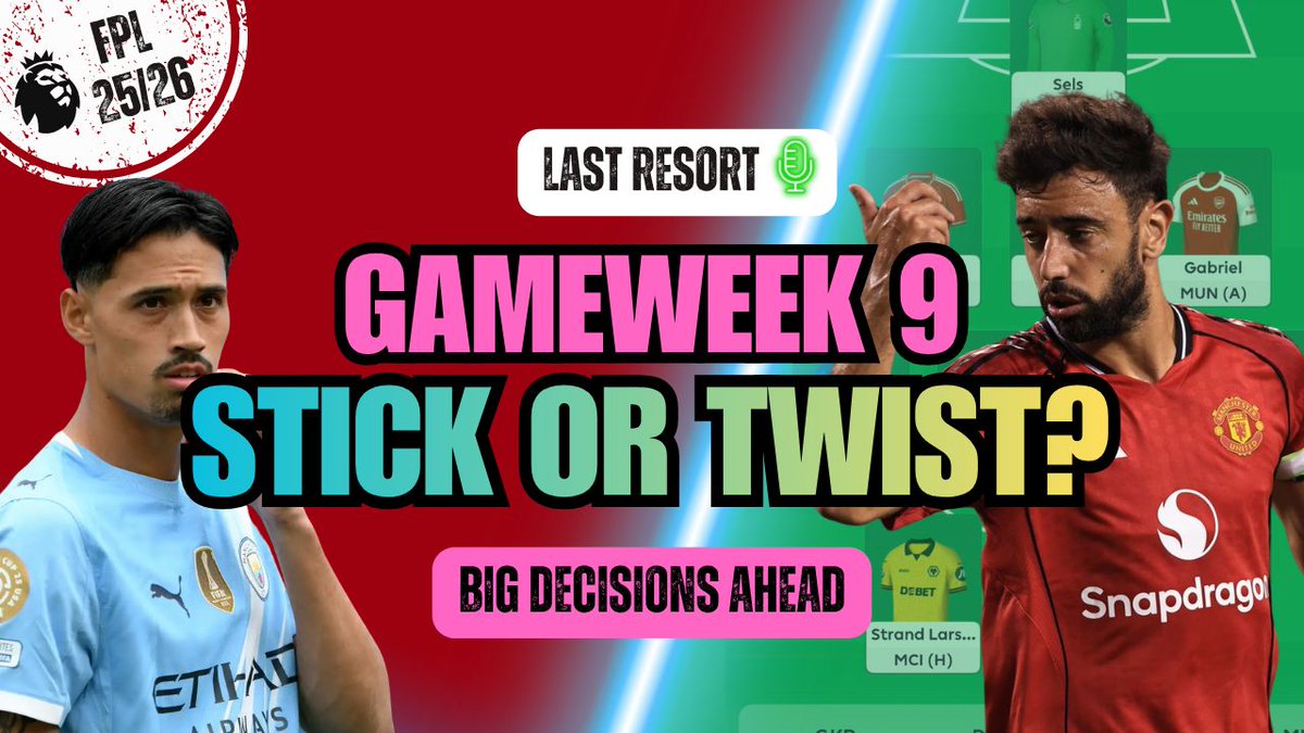 FplLastResort's tweet image. Going live shortly with our Gameweek 9 preview pod

Join us via the link below...

youtube.com/live/_4FmNd1M0…