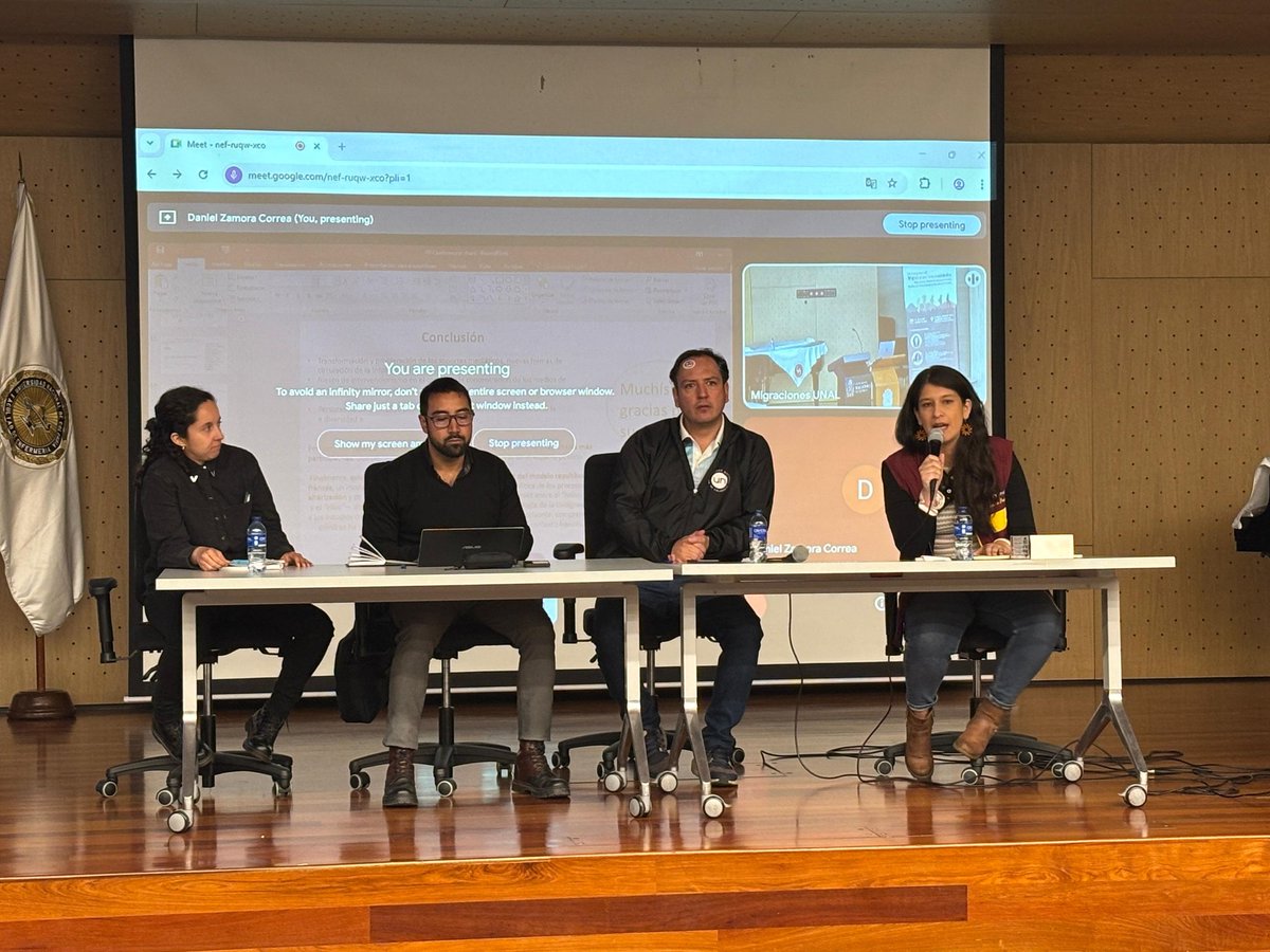 fdcps_unal's tweet photo. #EventosFDCPS Inicia el IV Congreso de Migraciones Internacionales. Hasta el viernes, 24 de octubre se realizarán conversatorios y actividades relacionadas con el tema. 📍 Pueden participar en el Auditorio Natividad Pinto de @EnfermeriaUNAL1 ¡Les esperamos! https://t.co/g8Iyt8ouwq