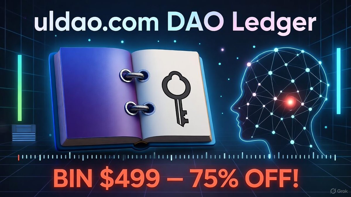 TechDomainHub's tweet image. Flash alert: Upgrade your DAO with uldao. com – Secure & scalable Ledger!📊
Super flash: BIN $499 / MIN $399 (was $1,999 – 75% off!).
Afternic: afternic.com/domains/uldao.…
Pair with BrightAceAI bundle? DM!
Vote: Ready for Web3 ledger?🔥 Yes /👀Maybe /🤔No
#DAODeals #Web3 #DomainSale