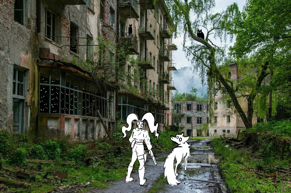 Informe de misión: ningún libro estaba en condiciones, lo bueno es que no hay muchas aves por acá, necesito reponer munición y ropa limpia, mañana salimos. Día 17 del tercer mes, me siento inquieta, cartucho también lo siente...
Necesitamos movernos rápido..