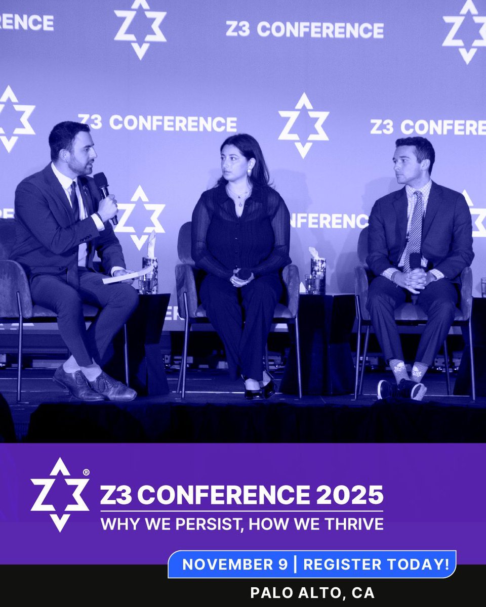 JCRC Bay Area (@sfjcrc) on Twitter photo Join us at the Z3 Conference!
We’re proud to be a Community Partner for the 2025 Z3 Conference on Sunday, November 9 at the <a href="/ofjcc/">Oshman Family JCC</a> in Palo Alto, with a full day of inspiring speakers and vital conversations.
This year’s keynote speakers are Jon Polin and Rachel Goldberg-Polin, Join us at the Z3 Conference!
We’re proud to be a Community Partner for the 2025 Z3 Conference on Sunday, November 9 at the <a href="/ofjcc/">Oshman Family JCC</a> in Palo Alto, with a full day of inspiring speakers and vital conversations.
This year’s keynote speakers are Jon Polin and Rachel Goldberg-Polin,