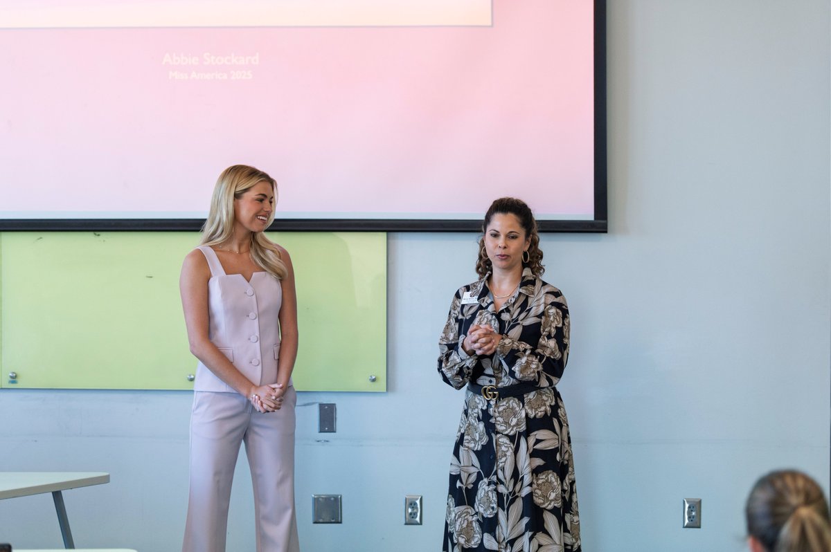CHS students in the CADS 1700 Giving and Sharing course had a visit from special guest Abbie Stockard, Miss America 2025 and current <a href="/AuburnU/">Auburn University</a> nursing student on Oct. 16.

Stockard spoke about her philanthropic journey raising more than $190,000 for the Cystic Fibrosis Foundation.