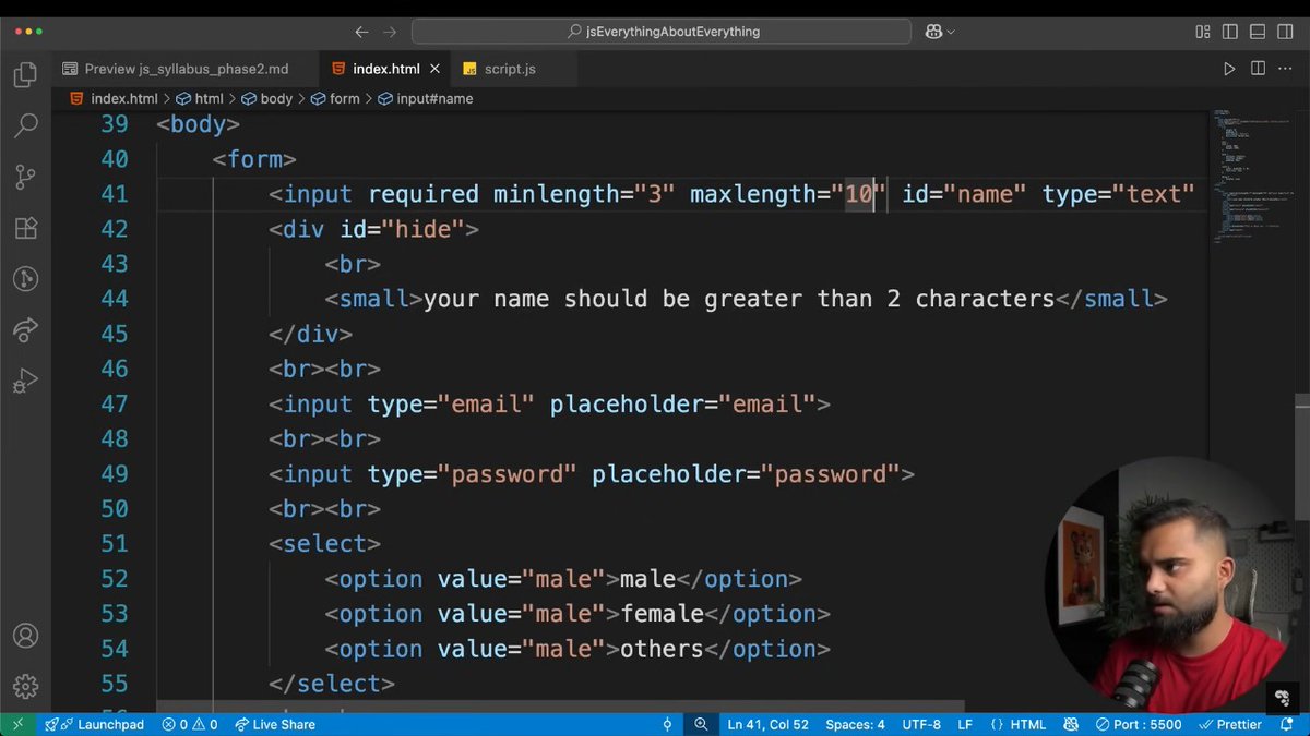 _madhabbhatt's tweet image. #LUD25
Explored Forms &amp;amp; Validation, learning to collect and verify user input effectively.
Also covered Timers &amp;amp; Intervals, using setTimeout() and setInterval() to run and repeat tasks.
@learning_utsav
Here’s a glimpse of today’s learning :
#LearningUtsav2025 #FestivalOfLearning