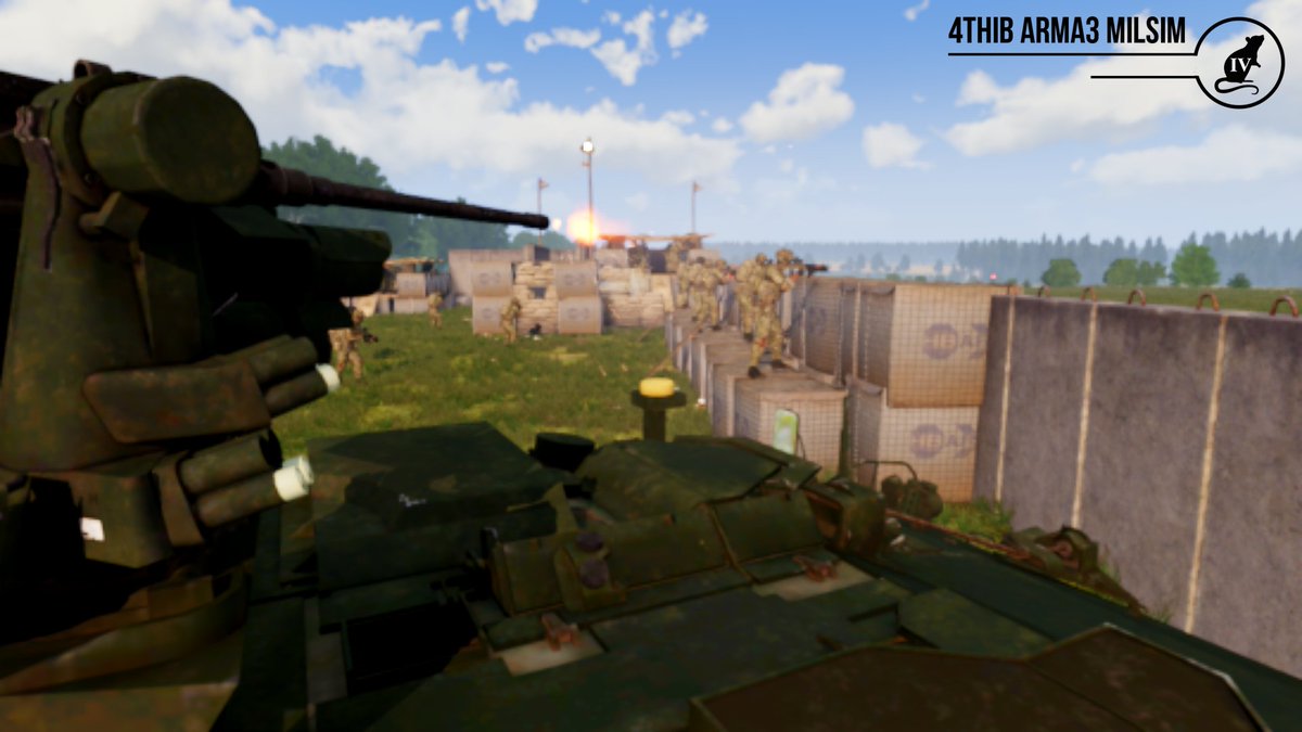 Members of Corunna Company engage SSF forces attempting to overrun their Patrol Base.

Did you know? 12 MI is our dedicated Zeus team providing a realistic and immersive enemy across all three nights!

Get Involved: 4thib.co.uk/joinus.php 

#Arma3 #Milsim <a href="/ArmaPlatform/">Arma Platform</a>