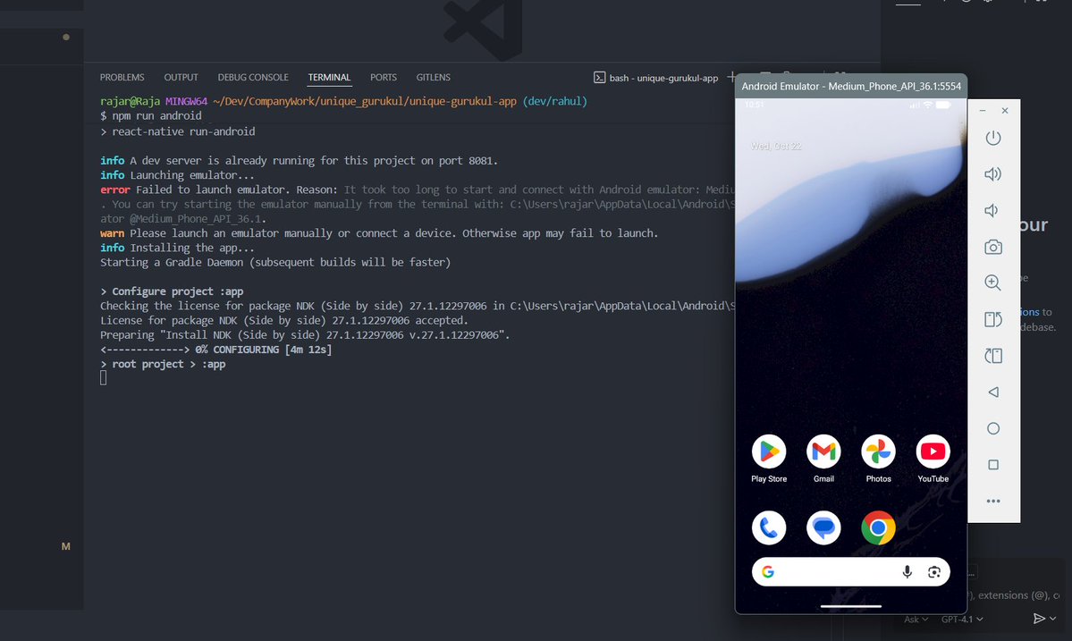 RajaBuilds's tweet image. React Native’s first build really tests your patience — and your ancestors. 😭
#ReactNative #DevHumor #BuildInPublic #DeveloperJourney #MobileDev
