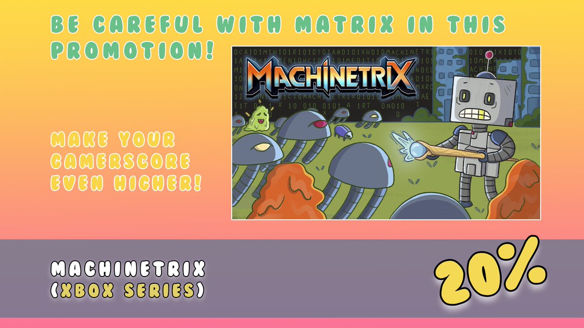 Take advantage of the games on sale and boost your GamerScore!💵🎮 💯 20% Discount!🤑
l1nq.com/X09Sq