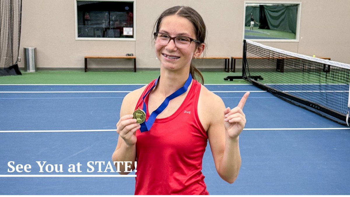 🎾 Let’s go, Chloe! #1 seed Chloe Alley defends her State Championship this Thursday!
💪🔥

📍 Reed-Sweatt Tennis Center
🕗 8AM &amp; 12PM | Oct. 23
🎟 Tickets required—buy online in advance!
❤️ #GoRedhawks #TennisState #MinnehahaAcademy