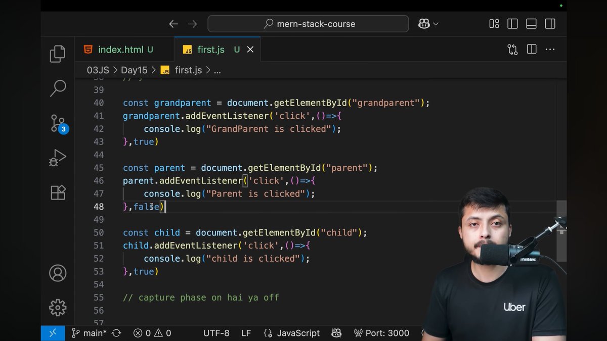 imohammadayan's tweet image. 🖱️ Day 30/365 – JS Events & Handlers
Today I learned:
🔹 Handling user events (click, input, etc.)
🔹 Using addEventListener()
🔹 Event bubbling & capturing
💡 Key takeaway: Events make websites alive & interactive!
#100DaysOfCode #JavaScript #MERNStack #WebDev #GenerativeAI