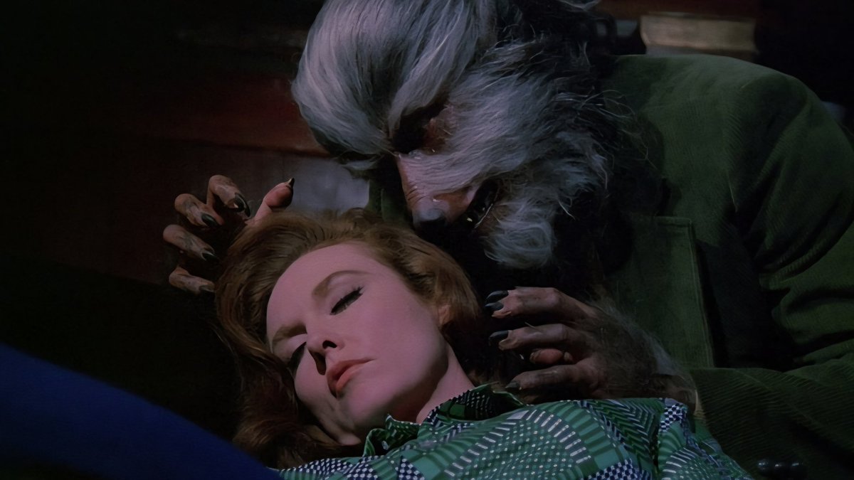 All things considered, Thomas R. Burman's design for the titular beastie of THE BOY WHO CRIED WEREWOLF (1973) is pretty cool for a monster that has been dismissed as looking like a bipedal Long-Haired Collie. #horror #fx