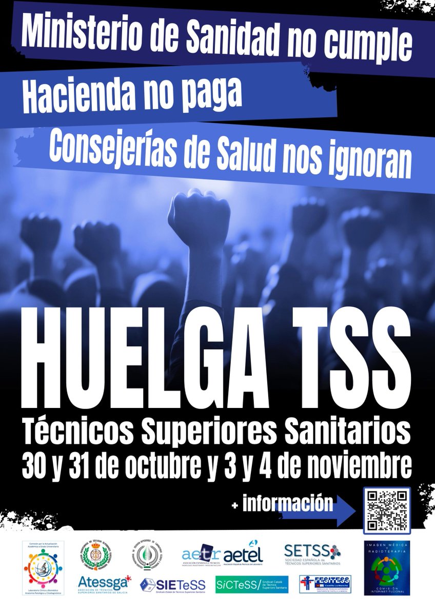 ✊ Sabemos que participar en una huelga plantea muchas preguntas. Por eso, hemos preparado este documento para aclarar las dudas más frecuentes

Puedes descargarlo en👉sietess.es/preguntas-frec…

#JuntosSomosMás #TSS #JuntosTSS #HuelgaTSS #EstatutoMarco