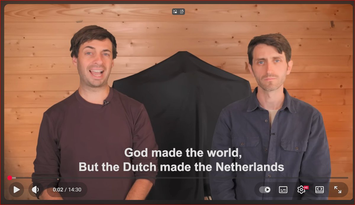 Since when has YouTube's buttons looked new? Picture featuring <a href="/jayforeman/">Jay Foreman</a> <a href="/markcooperjones/">Mark Cooper-Jones</a>