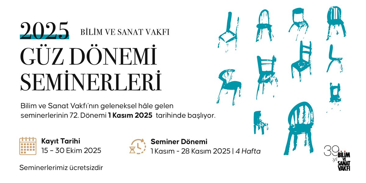 Bilim ve Sanat Vakfı tweet media