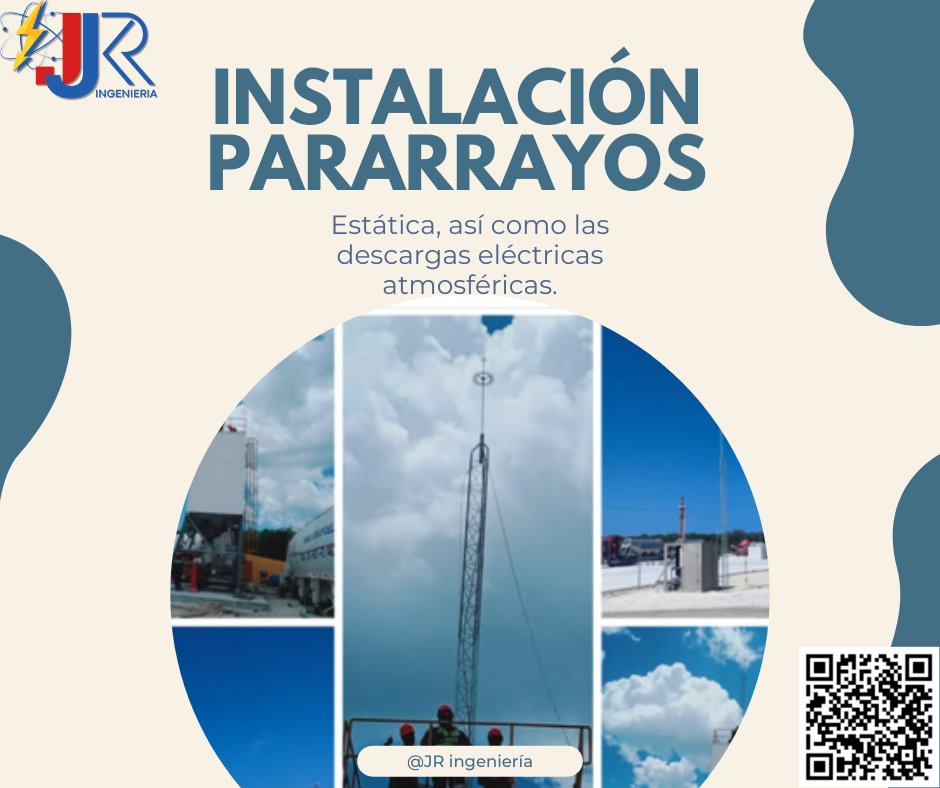 JRingenieria07's tweet image. ¡¡Contáctanos!! 55-6257-7046   #jringenieria #ingenieríaeléctrica #pararrayos #CFEInforma