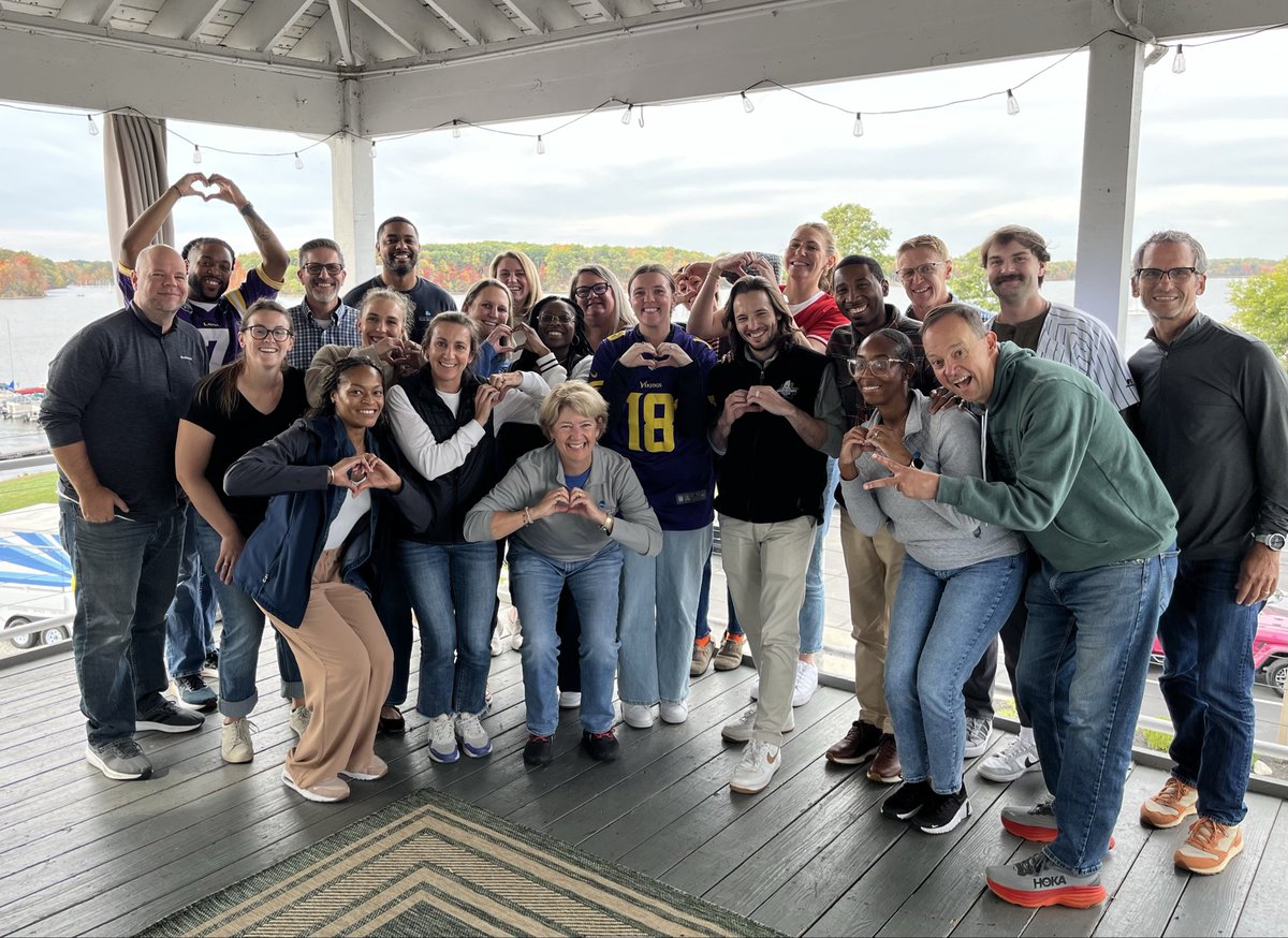 Last Friday, many <a href="/NCAADIII/">NCAA Division III</a> staff gathered for our annual Advance. We learned and grew with a professional development session and also made time for fun and laughter. I am fortunate to work with these talented and dedicated professionals. #whyd3 #d3Family