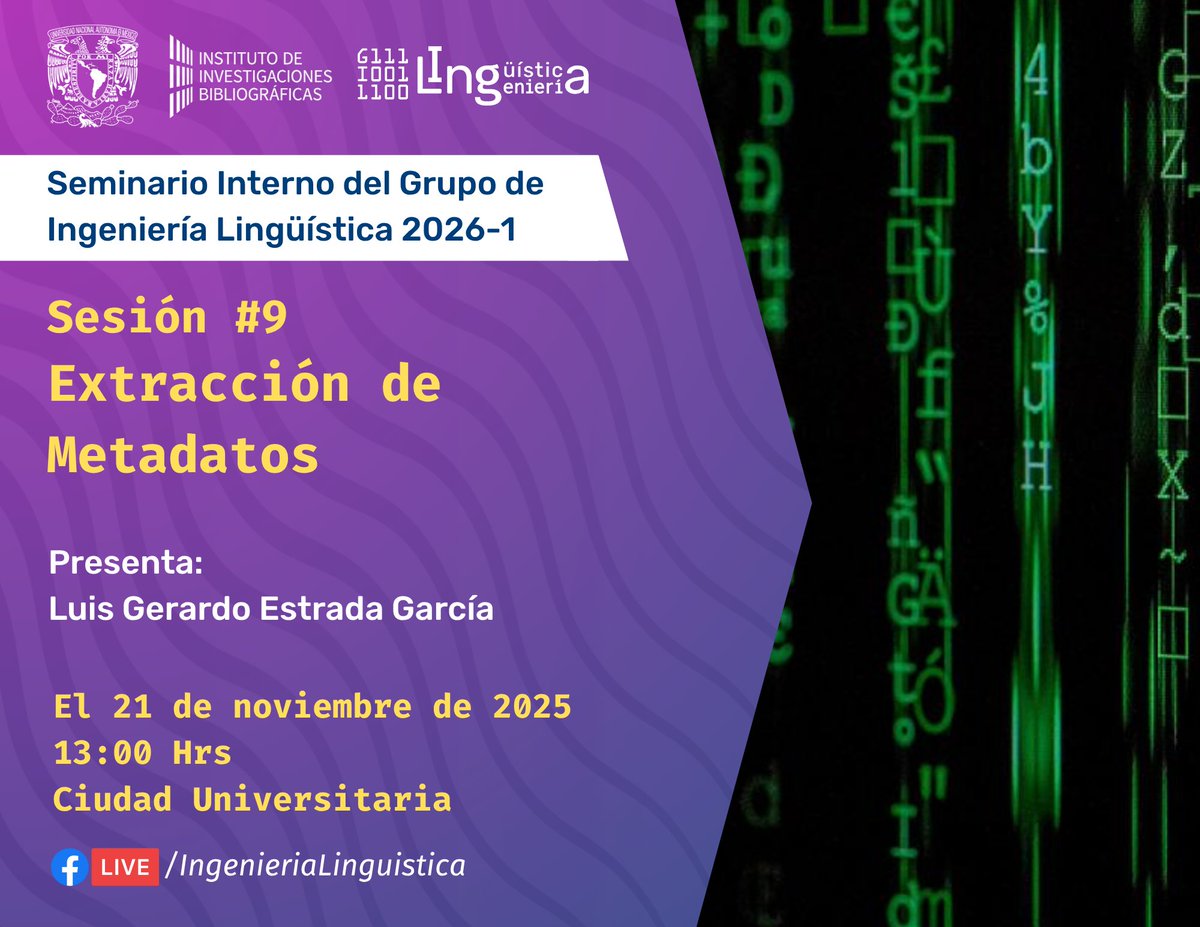 Gpo Ing. Lingüística tweet media