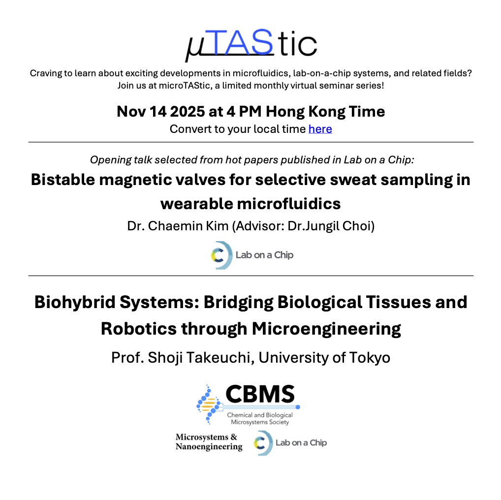 MicroTas2026's tweet photo. Reminder! µTAStic is next Friday! Register here: https://t.co/AOE9De67Hf https://t.co/2E0EbjcBK9