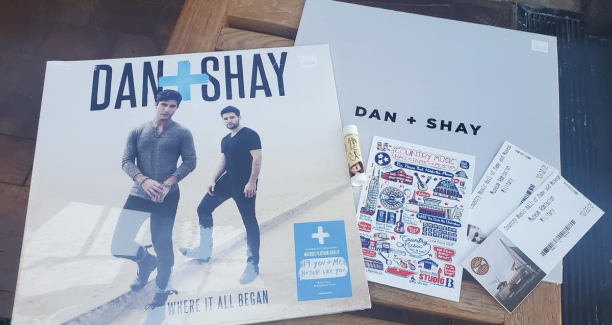 chey048's tweet photo. Picked up these gems today @countrymusichof @DanAndShay! Such a memorable time visiting! @lcarls2402 https://t.co/afm3H2uFjK