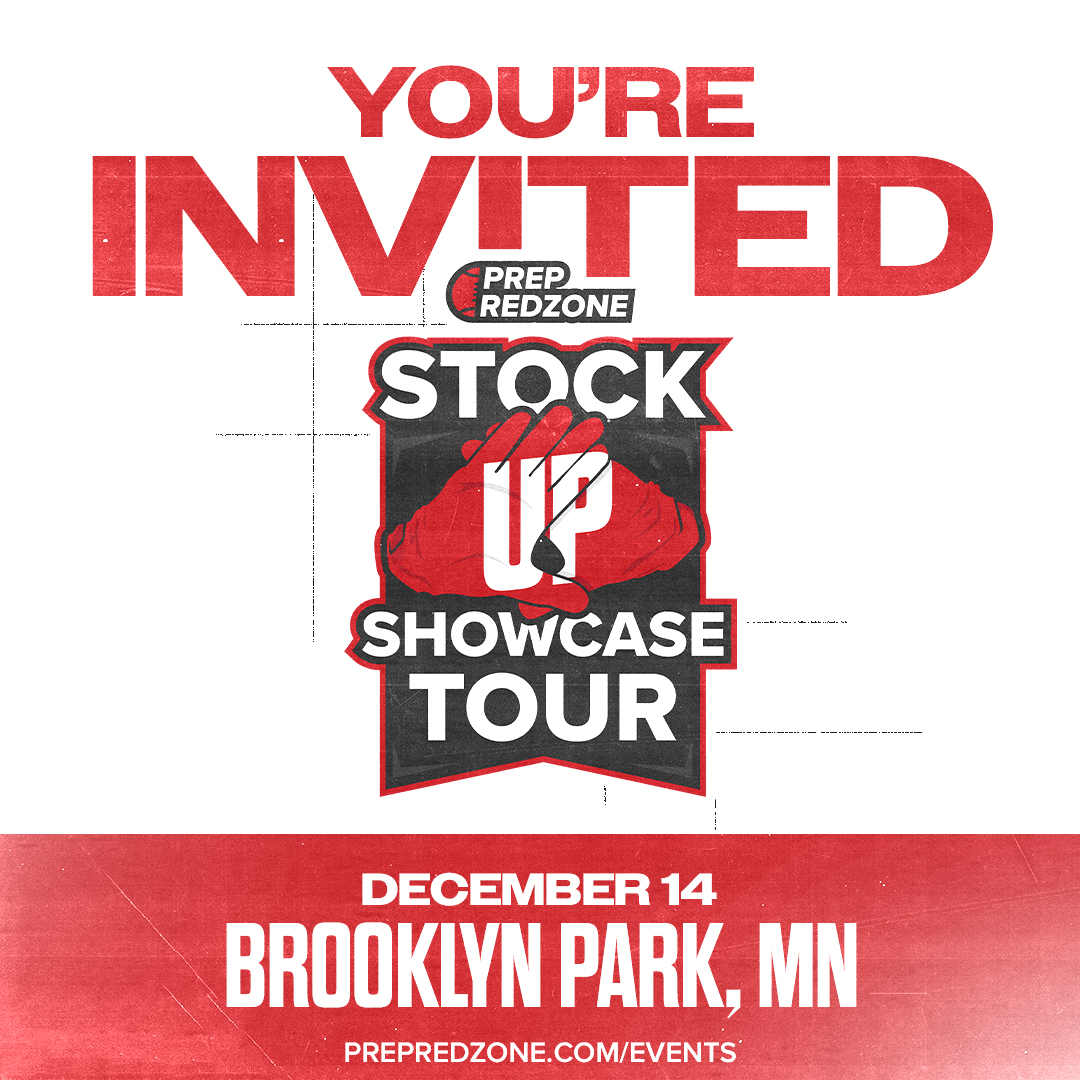 PrepRedzoneMN's tweet image. 🚨 Ready to raise your stock this season? 👀 

The @PrepRedzone Stock Up Showcase is coming to Brooklyn Park on December 14 - you don&apos;t want to miss it.

Registration is OPEN ⬇️ 
events.prepredzone.com/e/2127/registe…