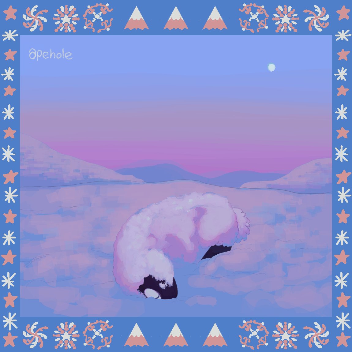 apehole_'s tweet image. ❄️💤
#2d #digitalart #childrensbookillustration