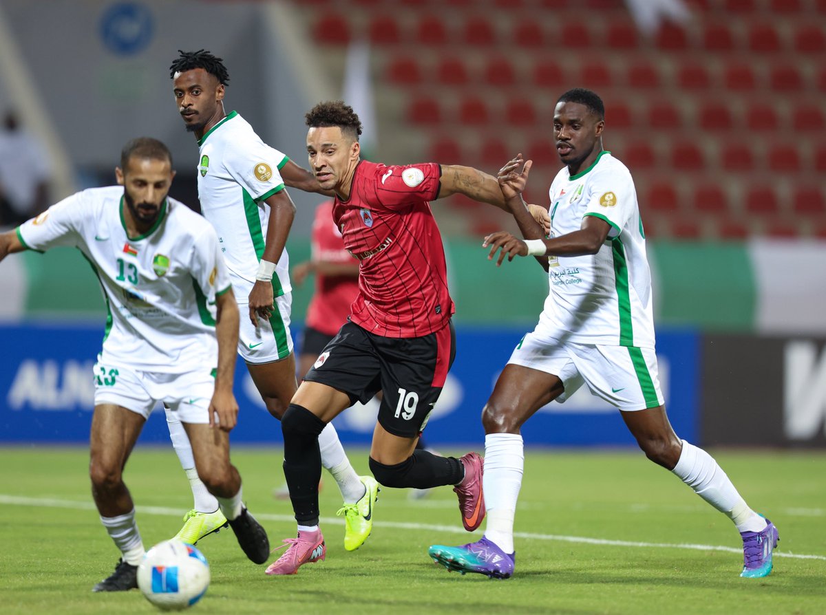📸 - جانب من مباراة النهضة العُماني و الريان القطري ضمن الجولة الثانية من بطولة #دوري_أبطال_الخليج_للأندية 🏆.
