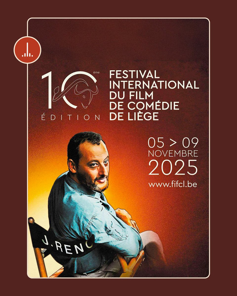 Le Festival International du Film de Comédie de Liège fête ses 10 ans ! 🎉 Unique en Europe, ce festival célèbre toutes sortes de comédies 🌍 et accueillera Jean Reno. 📅 05-09 novembre 2025. Détails ici ⤵️ liege.be/fr/evenements/…