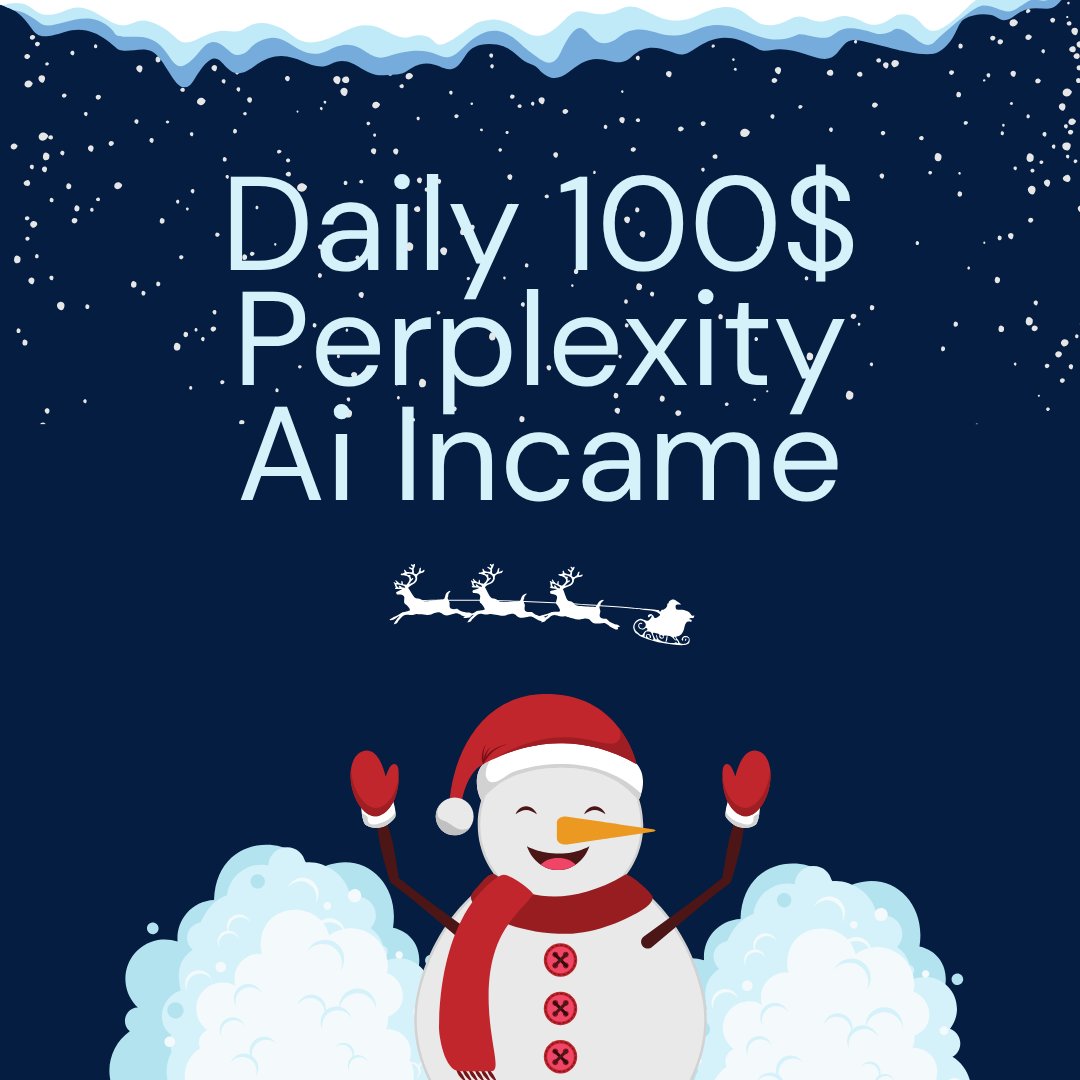 Daily 100$ Perplexity
Ai Incame

pplx.ai/oouyf475874963
#perplexity_ai #Perplexity