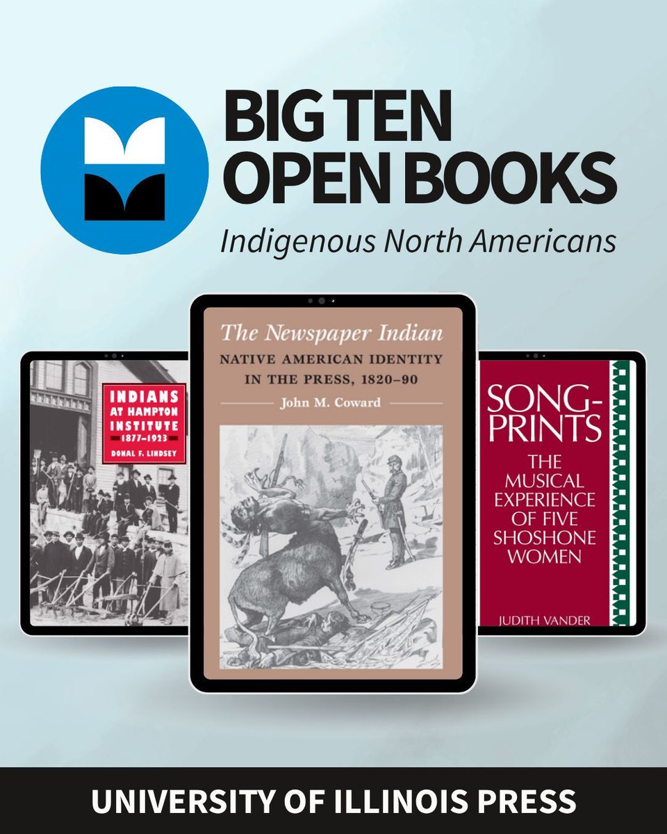 IllinoisPress's tweet image. Happy #InternationalOpenAccessWeek from Big Ten Open Books!

The Indigenous North Americans collection explores history, culture, and literature, from the 15th century to today.

Browse the collection &amp;amp; start reading today!
fulcrum.org/bigten