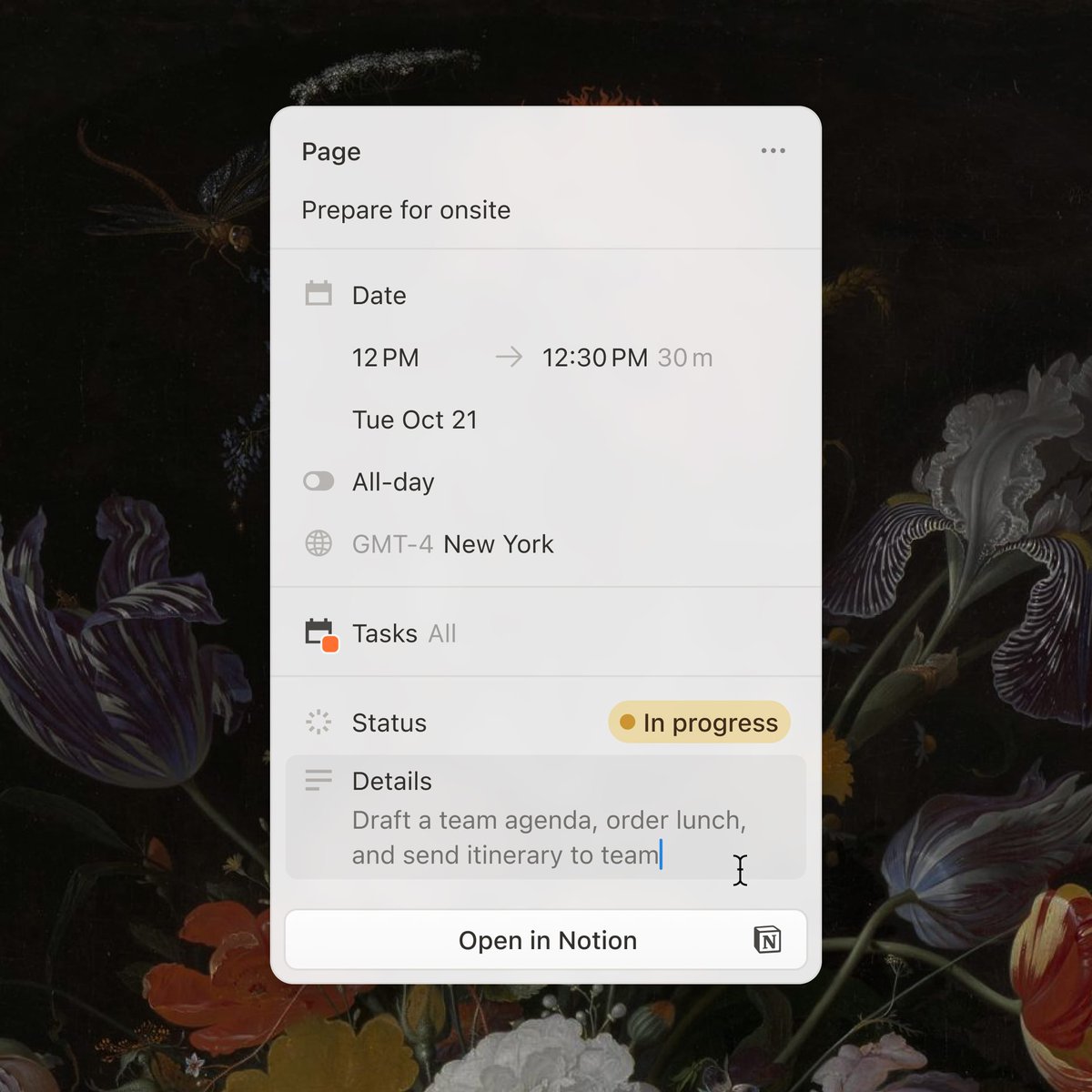 NotionCalendar's tweet image. Quality-of-life improvement: you can now edit text properties for connected database pages right from Notion Calendar.   
Great for small notes, quick fixes, or last-minute tweaks to your tasks ✍️