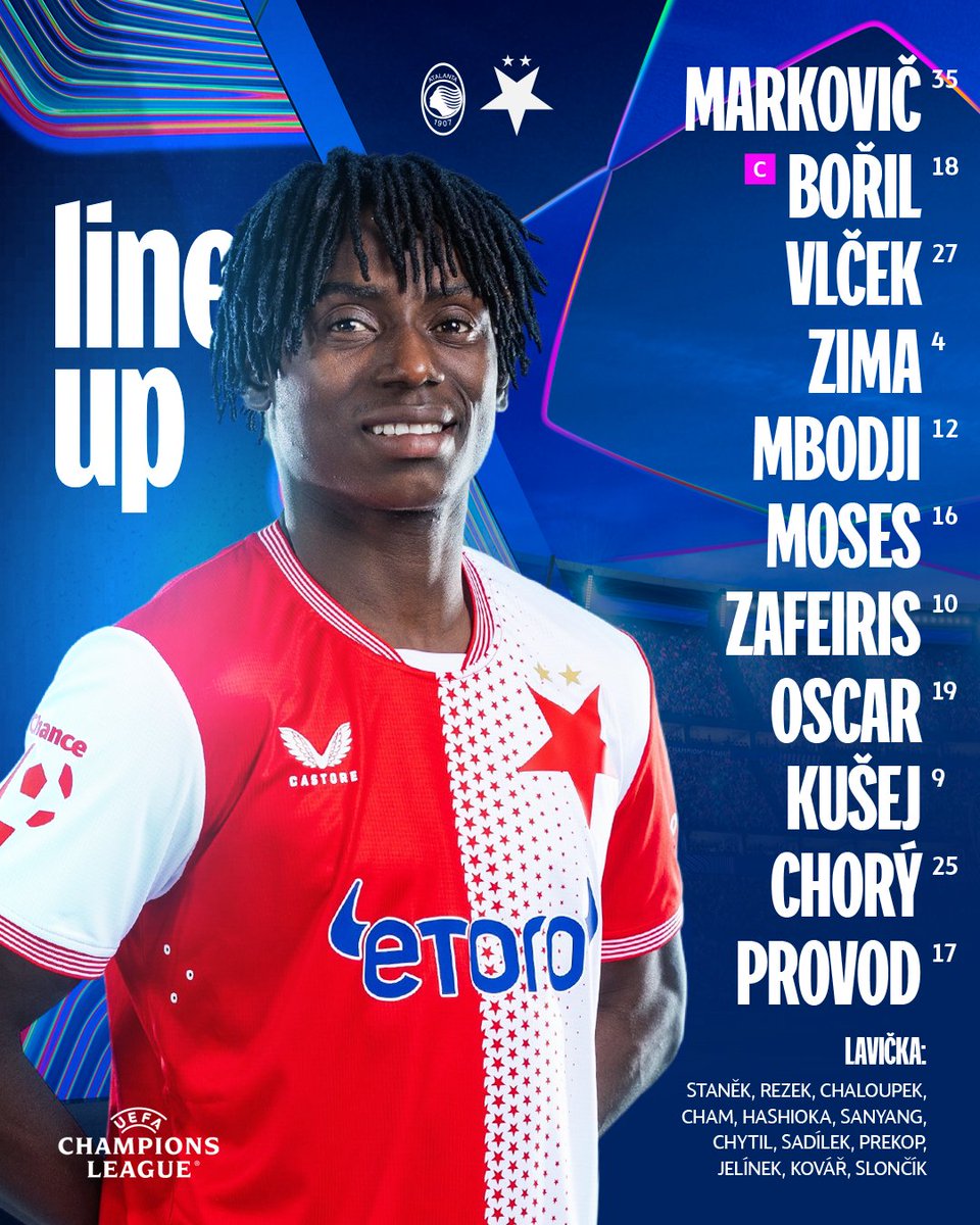 👥 Our starting 𝐗𝐈 to face <a href="/Atalanta_BC/">Atalanta B.C.</a> 

Let's get it! ❤️🤍 #UCL