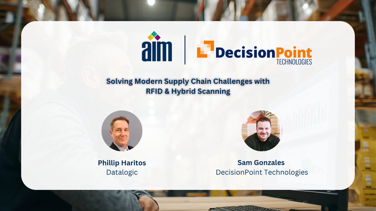 Missed our latest webinar with <a href="/DecisionPoint/">DecisionPoint Technologies</a>   and <a href="/DatalogicGroup/">Datalogic</a>? Learn how retailers, manufacturers, and distributors are combating challenges using next-generation RFID and hybrid scanning technology in the webinar rewind.
🔗youtube.com/watch?v=S4E-k8…