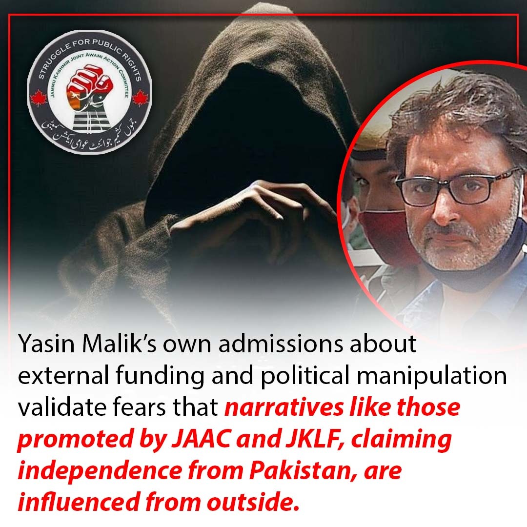 Intel_Observer's tweet image. The JAAC movement in AJK began as a voice for good governance and citizens’ rights — but its rhetoric now mirrors JKLF’s separatist tone. Calling Pakistan’s Army a “foreign force” and the AJK government “illegal” only weakens Kashmir’s unity and serves hostile agendas.