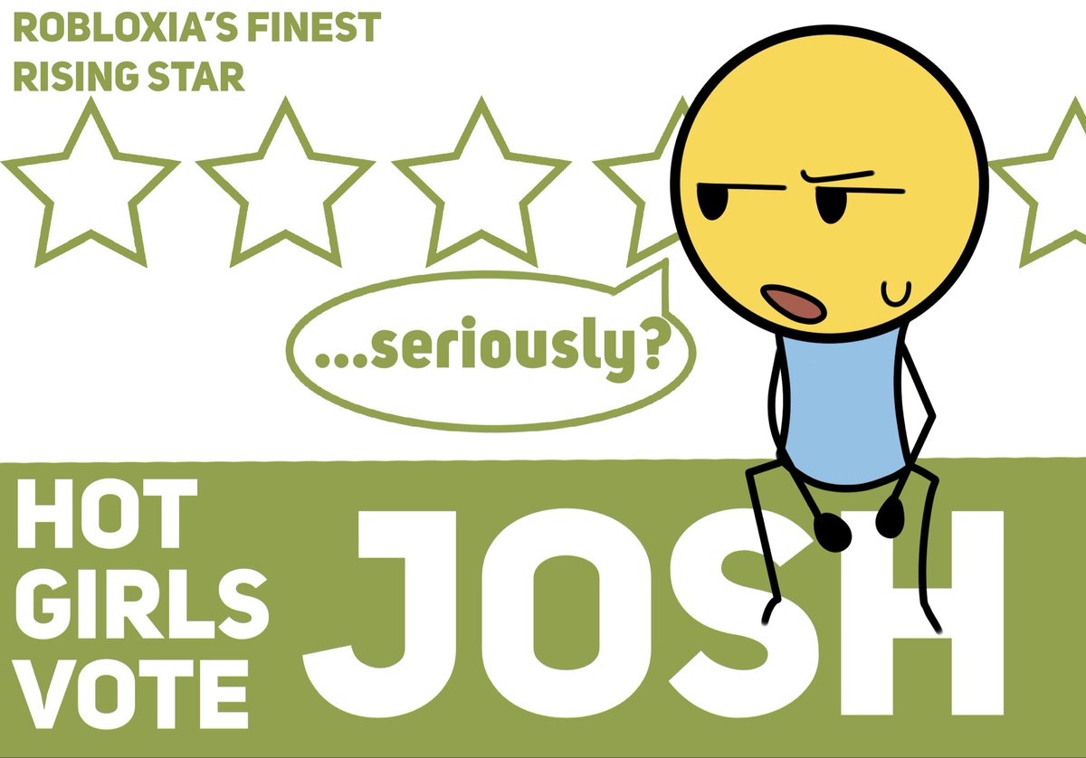 robloxiasfinest's tweet photo. Note to self, never let the host make your slogan for you.
#ADMINTWT #ROBLOXIASFINEST #FFJOSH #HOTGIRLSVOTEJOSH https://t.co/XfXDhgHxx5