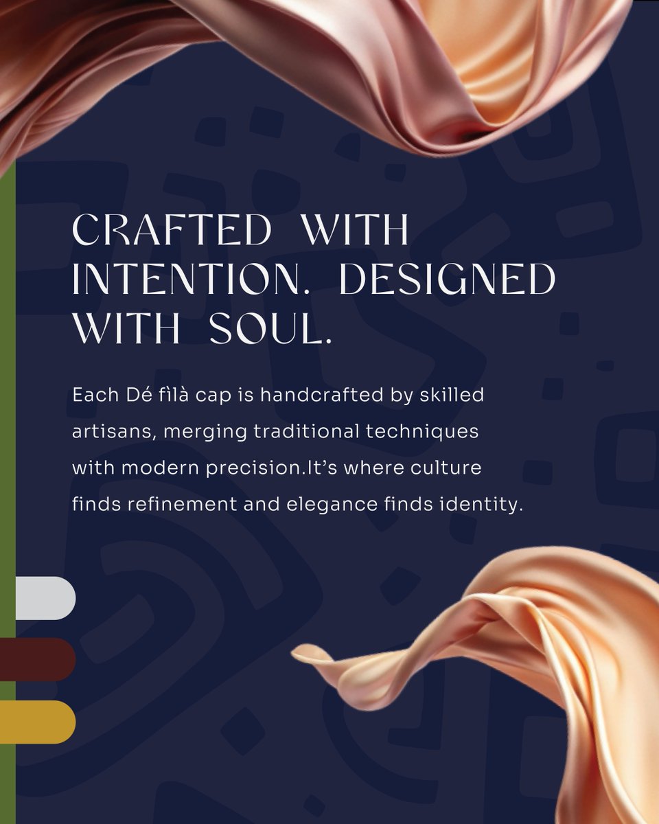 DeFila_ng's tweet photo. Our name carries meaning.
Our craft carries heritage.
Our purpose carries pride.

Dé fìlà isn’t just about what you wear, it’s about what you represent.
Culture. Confidence. Class.
Welcome to the movement redefining African elegance.
#Défìlà #EleganceWithIdentity #CultureElegance https://t.co/VRXNcUyc2A