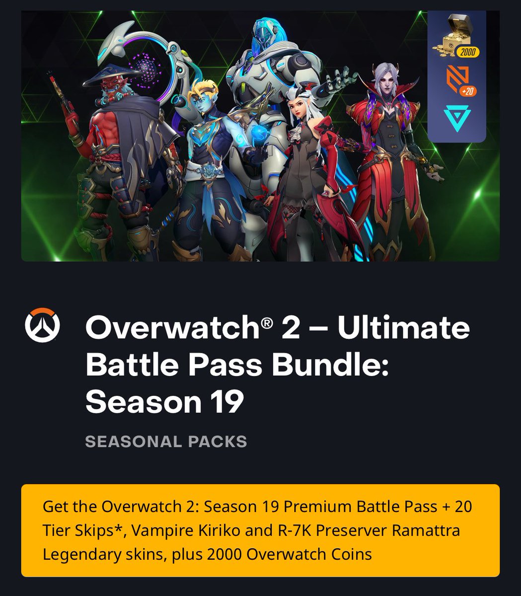 pachimercy's tweet image. since i hit 2k im doing an 🚨OVERWATCH 2 ULTIMATE BATTLEPASS GIVEAWAY!!🚨 
retweet + reply w your favorite ow skin to enter! 
RULES:
must be following me
must be 18+
WINNER ANNOUNCED ON NOVEMBER 1ST!