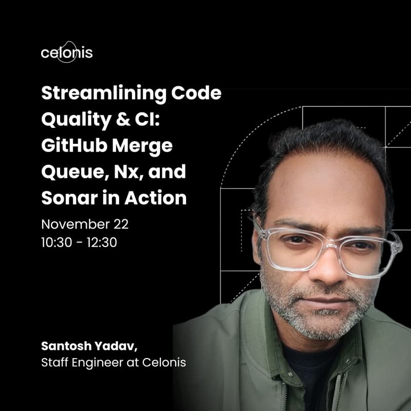 SantoshYadavDev's tweet image. Keeping code quality high while moving fast isn’t easy.
Join me to see how teams can streamline CI/CD with GitHub Merge Queue, Nx, and Sonar.
A practical session on building cleaner, faster, and more reliable development workflows.
🗓️ November 22, 2025
⏰ 10:30 AM – 12:30 PM…
