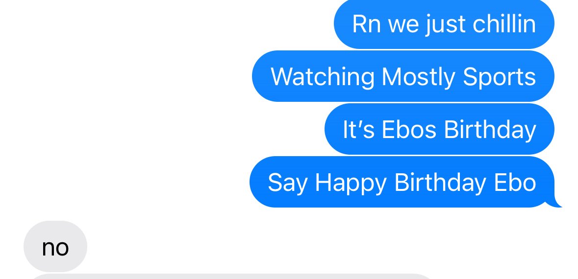 JimmyRob616's tweet photo. Sorry @EBoKnowss, my girlfriend said no happy birthday for you #family https://t.co/1n0HL4d8Tw