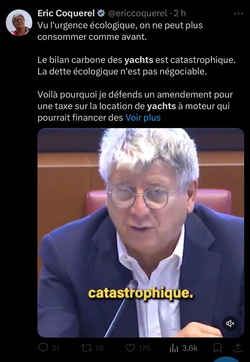 Oliver Tweet (@oliv_tweet) on Twitter photo Face au constat de l’échec cuisant de la taxe sur les yachts battant pavillon français (changement de pavillon et rendement négatif), il devenait effectivement urgent de taxer la location de ces yachts français qui n’existent plus. 
Ces gens sont débiles. Face au constat de l’échec cuisant de la taxe sur les yachts battant pavillon français (changement de pavillon et rendement négatif), il devenait effectivement urgent de taxer la location de ces yachts français qui n’existent plus. 
Ces gens sont débiles.